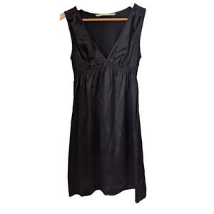 Cynthia‎ Vincent 100% silk babydoll dress Sz S Weathered Grunge 90s Y2K